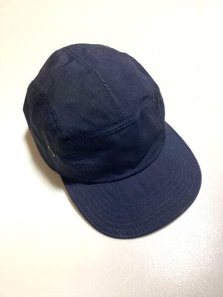 未使用 90's〜 NEW YORK HAT ニューヨークハット Camp ジェットキャップ ネイビー USA製 アメリカ製