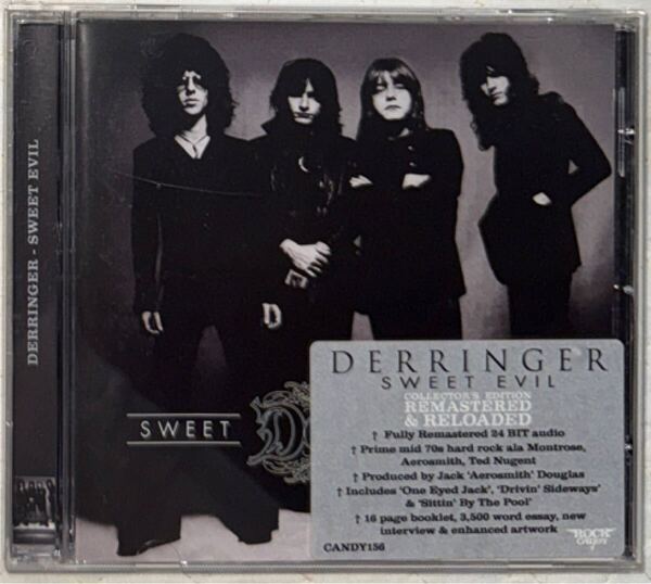 デジタルリマスター盤!Rick Derringer / Sweet Evil / リック・デリンジャー / ROCK CANDY
