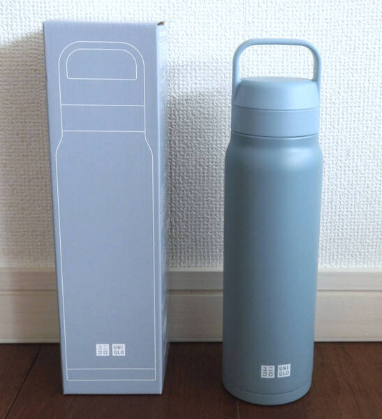 ユニクロ感謝祭2025 炭酸対応ステンレスボトル ノベルティ ブルー【新品未使用】
