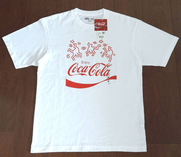 ユニクロ UNIQLO キース・ヘリング X コカ・コーラ UT 半袖 メンズ Mサイズ ホワイト【新品未使用】