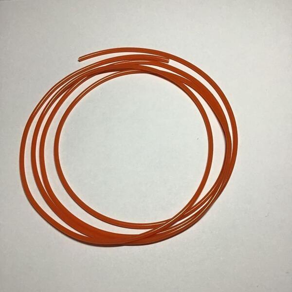 ★バンドー化学 バンコード丸ベルト Φ2mm×1m (橙色) ★