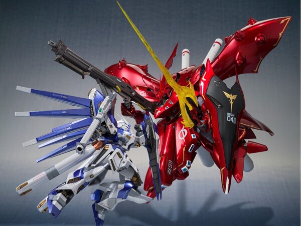 美品 2種セット 輸送箱未開封 伝票跡なし 新品 METAL ROBOT魂 ナイチンゲール Hi-νガンダム メタリック SPECIAL COLOR 逆襲のシャア