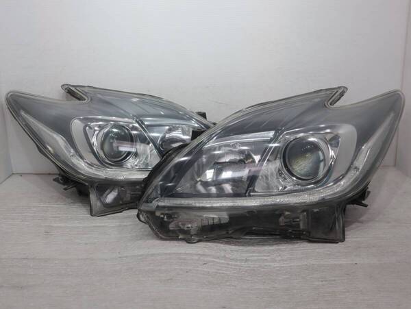 後期 破損無 【コーティング済】 HID キセノン KOITO 47-52 管理BR48-5 プリウス 30系 ZVW30 ヘッドライト 左右