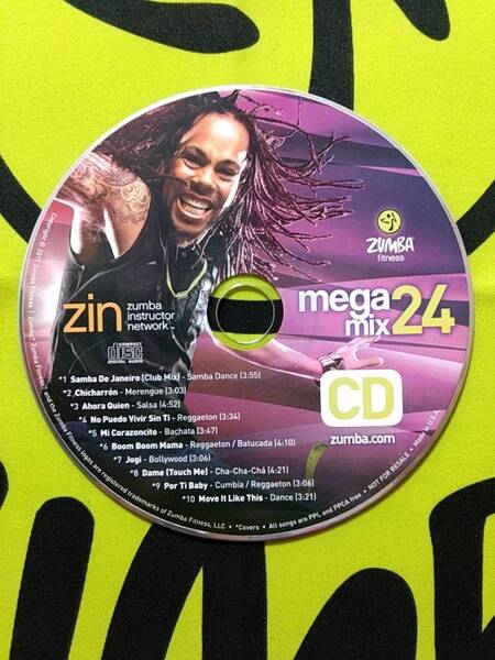 ZUMBA ズンバ MEGAMIX24 メガミックス24 CD インストラクター専用