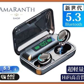 Bluetooth イヤホン ワイヤレスイヤホン 自動ペアリング 防水 イヤフォン 高音質 IPX7 HIFI iphone 5.3 完全ワイアレスイヤホン カナル型