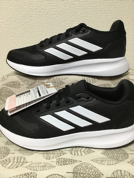 ◎新品 送料込◆23.5 アディダス adidas スニーカー 黒 04◆0510