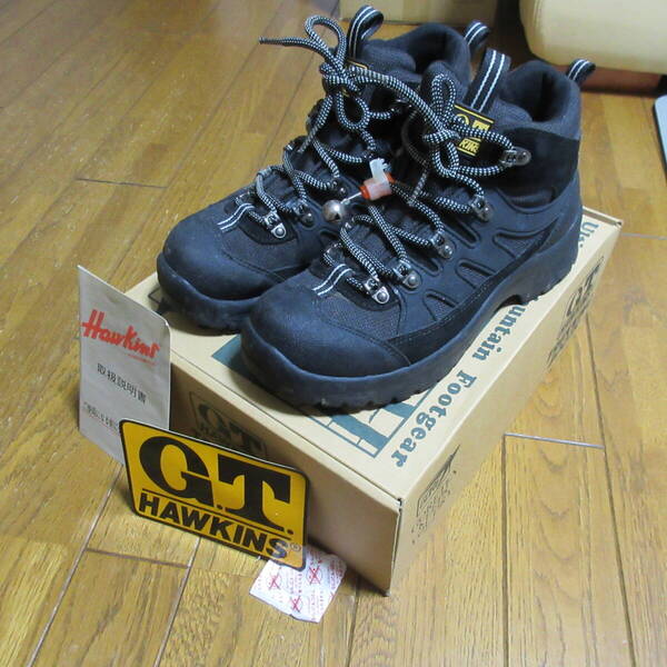 G.T. Hawkins ホーキンズ トレッキングブーツ ブラック 登山 7 1/2 24.5cm
