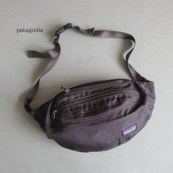patagonia パタゴニア 廃盤 ボディバッグ ブラックパープル