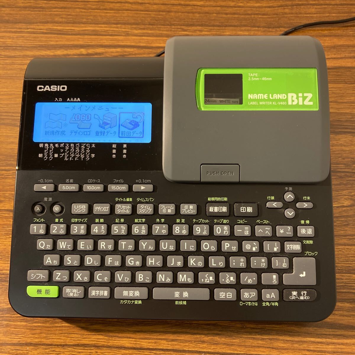 Yahoo!オークション -「カシオ ネームランド kl-v460」の落札