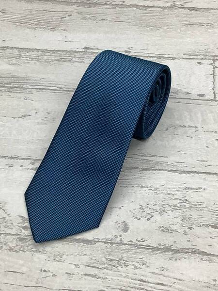 新品未使用★送料無料★大剣幅8cm★ピーコックブルー★かっこいい無地ネクタイ ターコイズ エメラルドグリーン 参考定価4,990円