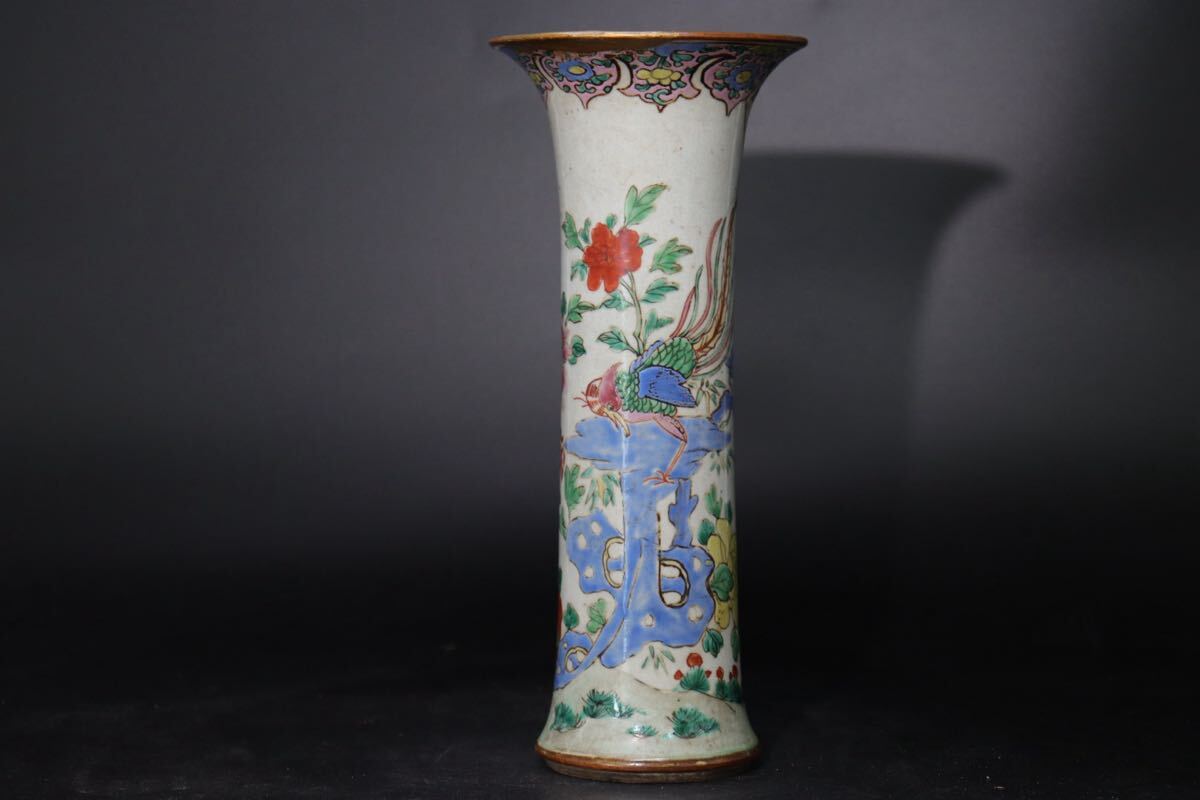 2025年最新】Yahoo!オークション -粉彩 花瓶の中古品・新品・未