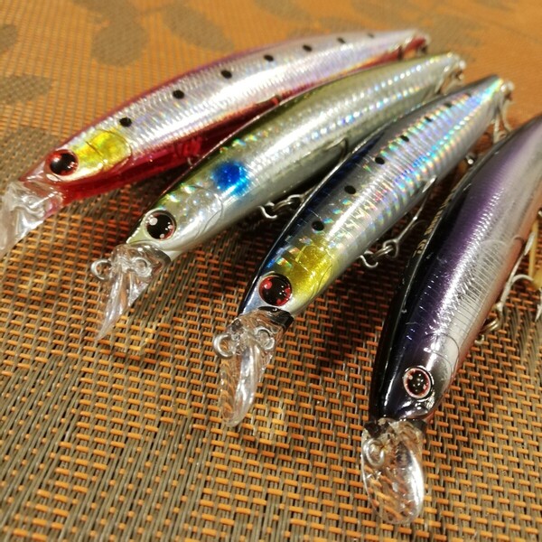 ダイワ ショアラインシャイナー バーティス z 120f, r 125s, r 125f, r 140s, 4個セット