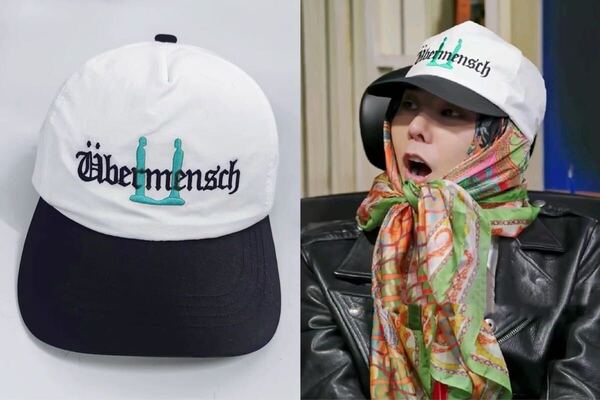 ジードラゴン G-DRAGON 着用モデル「bermensch」キャップ ミント色
