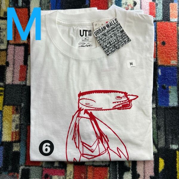 完売品 希少 M サイズ Futura Laboratories UNIQLO ユニクロ フューチュラ コラボ UT Tシャツ supreme northface kaws 新品 atom dunk 半袖