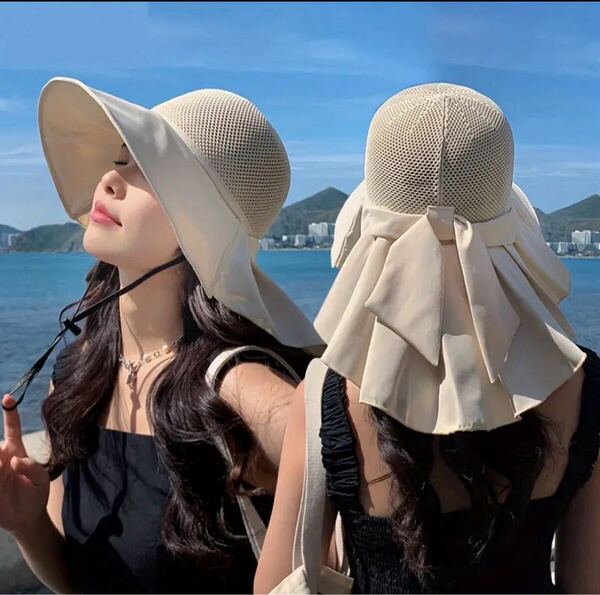 つば広 麦わら帽子 紫外線 夏 熱中症対策 通気性 UVカット 日焼け防止