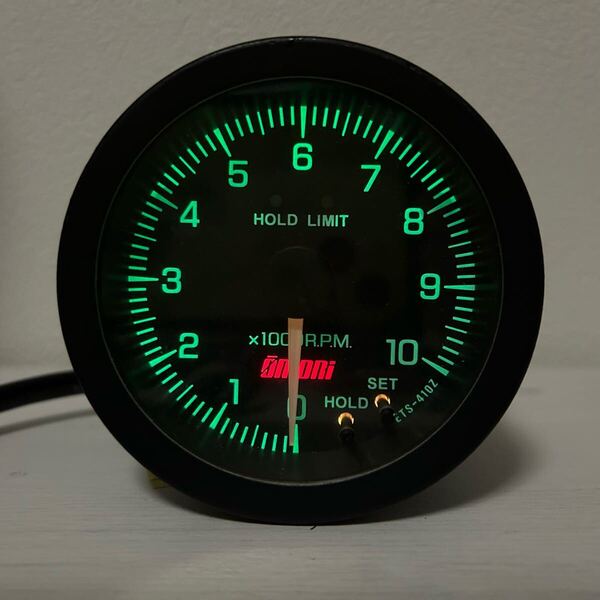大森 80パイ ETS-410Z ステッピングパルスモーター 10000rpm スケール タコメーター 回転計 動作確認済!