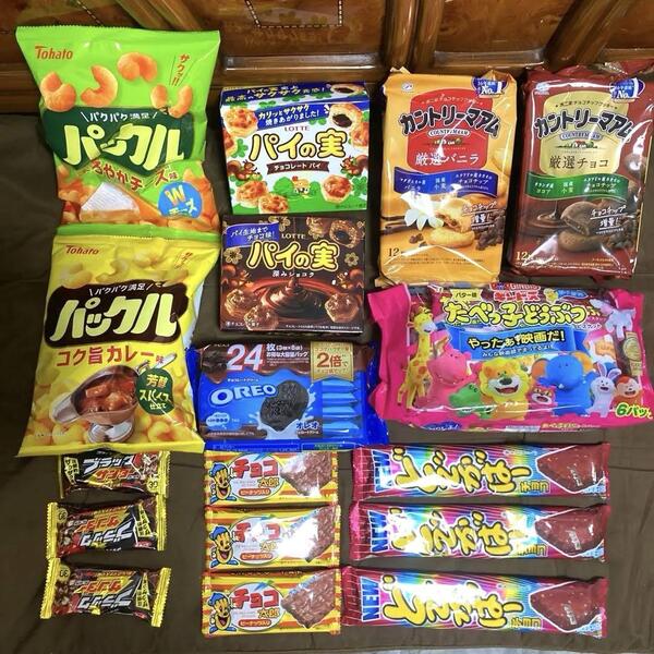 お菓子の詰め合わせ チョコ菓子 クッキー スナック菓子 パイの実 どでかばー ①