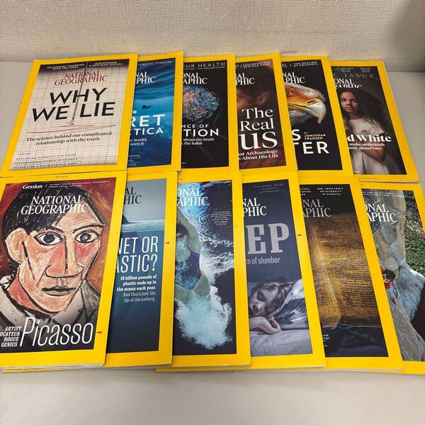 NATIONAL GEOGRAPHIC(ナショナルジオグラフィック)英語版バックナンバー12冊セット (2017年~2018年までバラ)