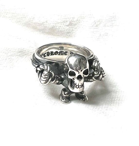 CHROME HEARTS クロムハーツ フォティ ハリスティーター ケーブル リング 指輪 シルバー SV925 メンズ 約15.5号