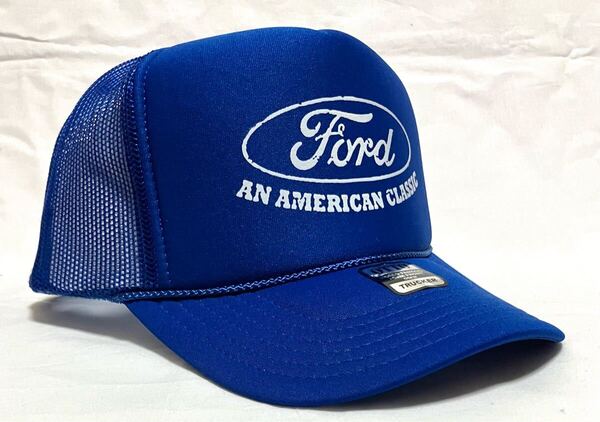 Ford Classic レトロ トラッカーキャップ ブルー 新品 OTTO アメカジ