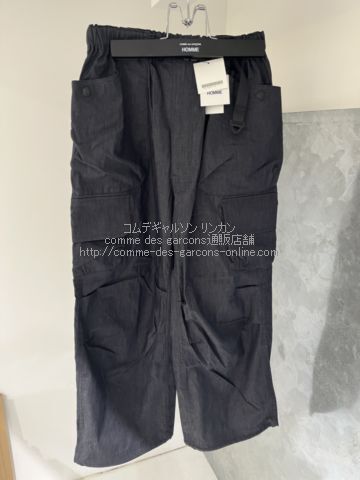 ■激レア■コムデギャルソンオム ライトオンス デニム カーゴパンツ-2025SS■XS■新品・国内正規品■COMME DES GARONS homme porter