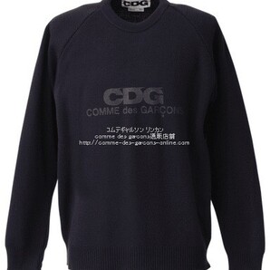 ■激レア■CDG限定ニット・セーター(Charles Kirk-チャールズ カーク-社製)■サイズL■黒■新品タグ付■正規品■COMME des GARCONS