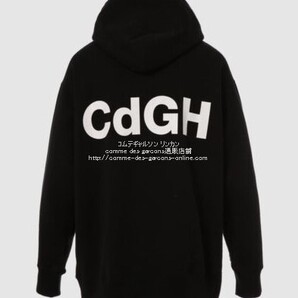 ■激レア■コムデギャルソンオム スエットパーカー CdGH バックプリント-2023SS■フーディー■黒■M■新品タグ付■直営店正規品■入手困難