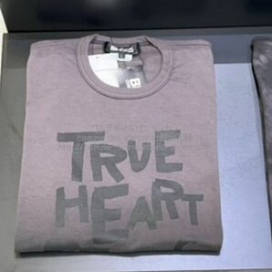 ■激レア■新品■ブラック コムデギャルソン「TRUE HEART STRONG MIND」Tシャツ■サイズL■フィリップパゴウスキープリント■国内正規品