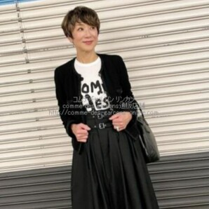 ■激レア■新品タグ付■黒田知永子さん着用-コムデギャルソン 青山店限定 ロゴ Tシャツ レギュラーシルエット■サイズXL■国内直営店正規品