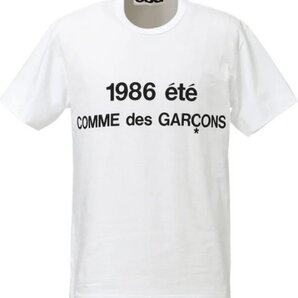 ■激レア■コムデギャルソンCDG限定Tシャツ1986 ete(ブラック・マーケット復刻版)■XL■ユニセックス■白■新品タグ付■国内直営店正規品