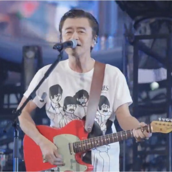 ■激レア■新品未使用■サザン桑田佳祐 着用!コムデギャルソン ビートルズ限定Tシャツ-白■XXL■国内直営店正規品■2023年茅ヶ崎ライブ
