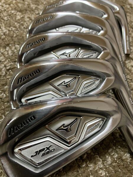ミズノJPX850FORGED アイアンヘッド 5〜Pまでの6個 程度いいです。JPX850フォージド