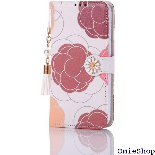 アクオスセンス6/6s ケース 手帳型 花柄 ショルダ カバー 全面保護 カード収納付き 大人 ギフト クルミ 596