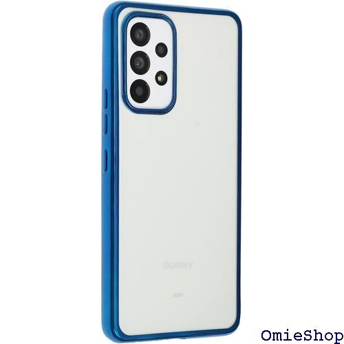 Galaxy A53 5G ケース TPU color o au Uqmobile ブルー A759GA53BL 768