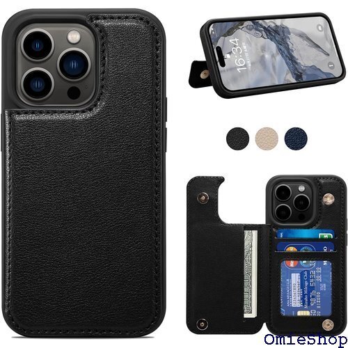 iphone 14 Pro ケース 背面 手帳型 ip 落下保護 写真入り 6.1inch対応 T1 ブラック 841