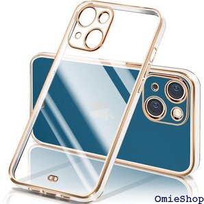 iPhone13 ケース クリア 透明 アイフォン13 ストラップホール付き 落下防止 ワイヤレス充電 ホワイト 850