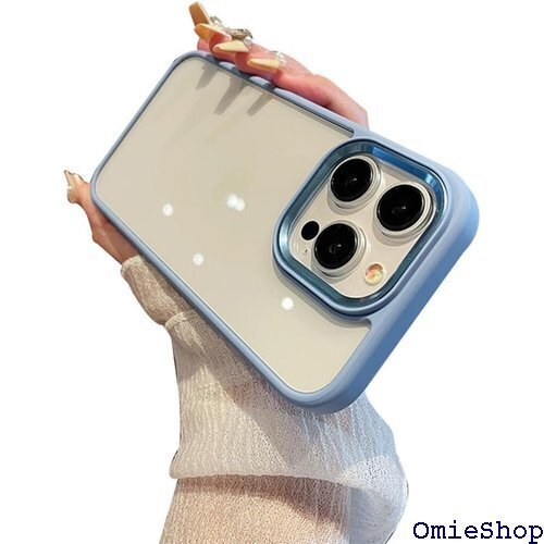iPhone14 ケース クリア 透明 アイフォン i 14 背面ケース ハードケース iPhone14 ブルー 866
