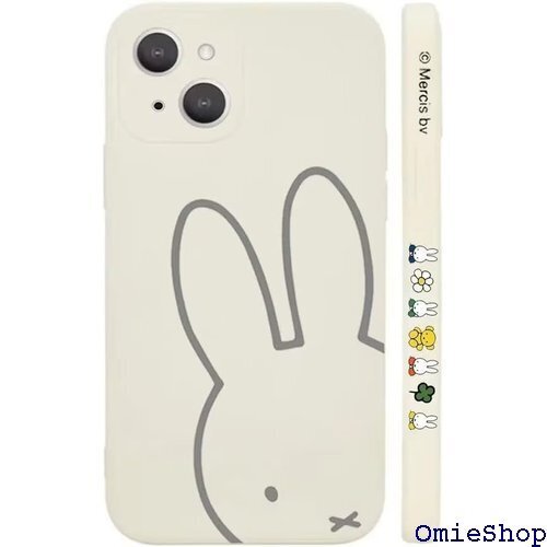 iPhone14 用 ケース ミッフィー iPhone 6.1インチ ケース アイフォン14 対応 WHITE 992