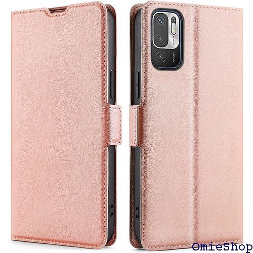 Xiaomi適用 Redmi Note 10 JE ケ ケース カード収納 耐衝撃 カード入れ スタンド ピンク 1069