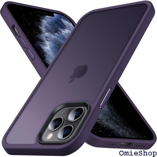 Anqrp iPhone11Pro 用 ケース 半透明 イフォン 11 Pro カバー 5.8 インチ パープル 1133