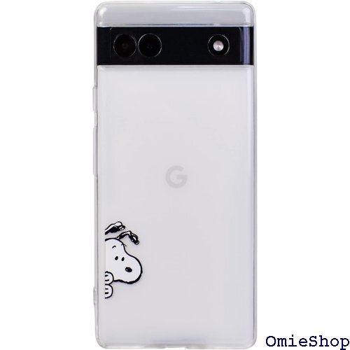 スヌーピー Google Pixel 6a 用 ケース 防キズ 高耐久性 アンチ指紋 良質テクスチャー クリア 1202
