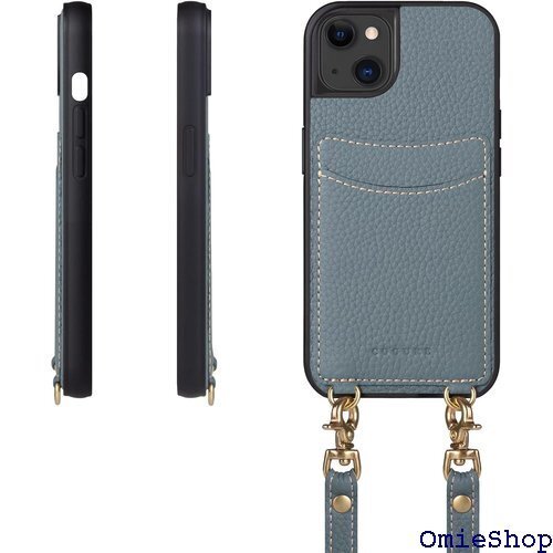 コグレ iPhone15 ケース ショルダーストラップ トボックス付き COPGCS ブルーリン BlueLin 1382