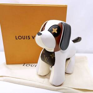 美品 Louis Vuitton ルイヴィトン モノグラム ドゥドゥ オスカー ドッグ ぬいぐるみ GI0251