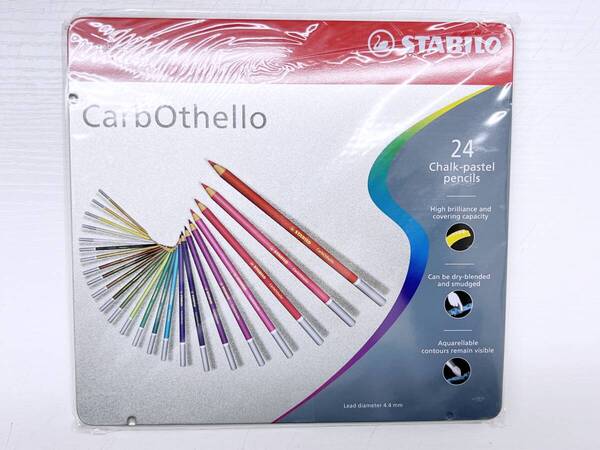 未使用未開封 STABILO スタビロ carbothello カーブオテロ 水彩色鉛筆 24色 1424-6