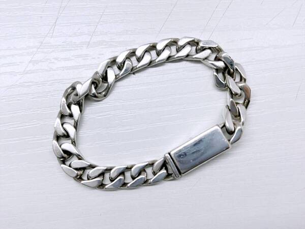 良好品 GUCCI グッチ 925 チェーンブレスレット 喜平 シルバー 925