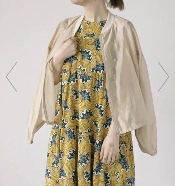 ☆新品☆テチチ Lugnoncureルノンキュール シアージップブルゾン♪ベージュ フリーサイズ