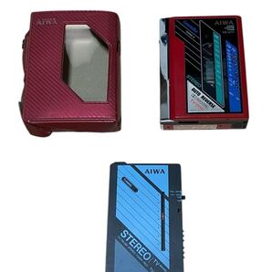 【通電確認済】 アイワ AIWA CaseetteBoy HS-U7V TU-3 カセットボーイ ステレオカセットプレイヤー TV FM AM チューナー 純正カバー
