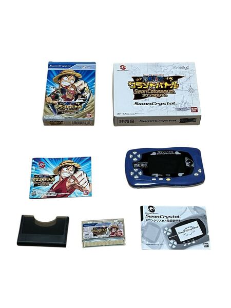 【美品】 非売品 ワンダースワンクリスタル 本体 ワンピース グランドバトル ワンダースワン 懸賞品