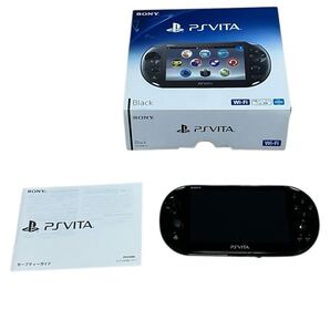 【動作確認済】 ソニー SONY PSVITA 本体 ブラック Playstation Vita PCH-2000