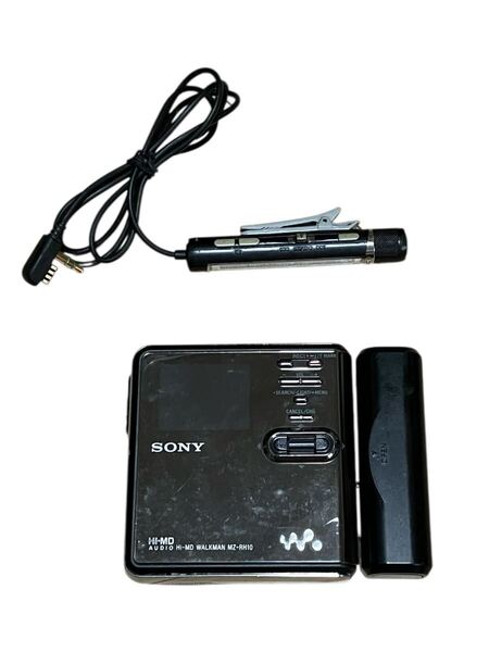 【通電確認済】 SONY MZ-RH10 ソニー MDプレーヤー WALKMAN Hi-MDウォークマン レコーダー ジャンク品
